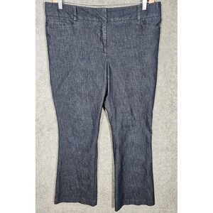 7th Avenue Design Studio New York & Co Trouser Jeans Womens Size 16T Blue Denim